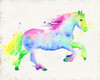 Rainbow Horse I Poster Print - June Erica Vess
