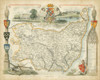Map of Suffolk Poster Print - Unknown