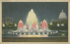 Illuminated Fountain Capitol Plaza Poster Print - Unknown