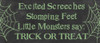 Spooky Chalkboard Collection H Poster Print - Grace Popp