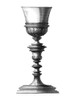 Black and White Goblet I Poster Print - Giovanni Giardini