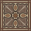 Piazza Tile in Brown I Poster Print - June Erica Vess