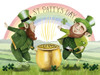 Leprechauns Rainbow Collection A Poster Print - Grace Popp