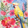 Cockatoos Tropical Garden Poster Print - Andrea Haase