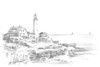 Lighthouse Sketch I Poster Print - Ethan Harper