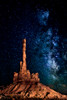 A Totem Pole Night Sky Poster Print - David Drost