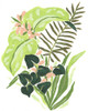 Lime Leaf Medley I Poster Print - June Erica Vess