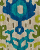 Teal Ikat I Poster Print - Chariklia Zarris