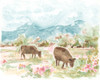Cow Meadow III Poster Print - June Erica Vess