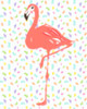Flamingo Pixel Party I Poster Print - June Erica Vess