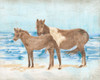 Horses on the Beach II Poster Print - June Erica Vess