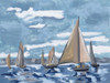 Boats at Sea II Poster Print - Melissa Wang