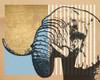 Gold Geometric Elephant II Poster Print - Alonzo Saunders