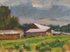 Farm Buildings Poster Print - Stephen Calcasola