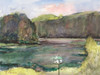 Lakehouse View Poster Print - Stephen Calcasola