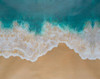 Birdseye Shoreline I Poster Print - Michael Willett