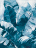 Blue Palms I Poster Print - Suzanne Wilkins