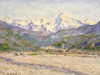 The Valley of the Nervia Poster Print - Claude Monet