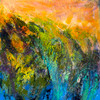 Marsh IV Sunset Poster Print - Dorothy Fagan