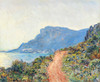 The Corniche near Monaco Poster Print - Claude Monet