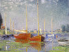 Red Boats at Argenteuil Poster Print - Claude Monet