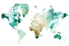 Geode World Map I Poster Print - Grace Popp