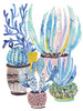 A Cactus Garden II Poster Print - Karen Fields