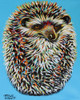 Blue Hedgehog Poster Print - Carolee Vitaletti