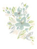 Seafoam Petals IV Poster Print - June Erica Vess