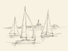 Coastal Contour Sketch II Poster Print - Ethan Harper