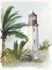 Tropical Lighthouse I Poster Print - Ethan Harper