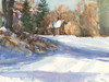 Snow Shadows Poster Print - Stephen Calcasola