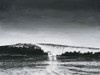 Black And White Waves I Poster Print - Michael Willett