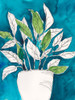 Green Leaves in Pots II Poster Print - Regina Moore
