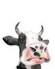 Watercolor Cow Portrait I Poster Print - Grace Popp