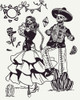 Day of the Dead Parade III Poster Print - Melissa Wang