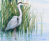 Heron in the Marsh I Poster Print - Tim OToole
