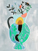 Collage Vase II Poster Print - Melissa Wang