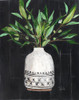 Potted Leaves on Black II Poster Print - Patricia Pinto