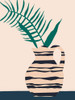 Dancing Vase With Palm III Poster Print - Melissa Wang