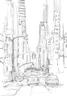 Pencil Cityscape Study IV Poster Print - Ethan Harper