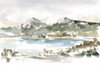 Snow-capped Mountain Study I Poster Print - Ethan Harper