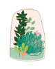 Terrarium Cameo I Poster Print - June Erica Vess