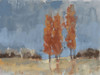 Burnt Sienna Treeline I Poster Print - Jennifer Goldberger
