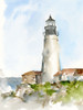Plein Air Lighthouse Study II Poster Print - Ethan Harper