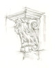 Corbel Sketch IV Poster Print - Ethan Harper