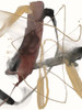 Burgundy Interjection II Poster Print - Jennifer Goldberger