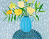 Flowers in Vase I Poster Print - Melissa Wang