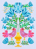 Folk Bird IV Poster Print - Regina Moore