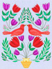Folk Bird III Poster Print - Regina Moore